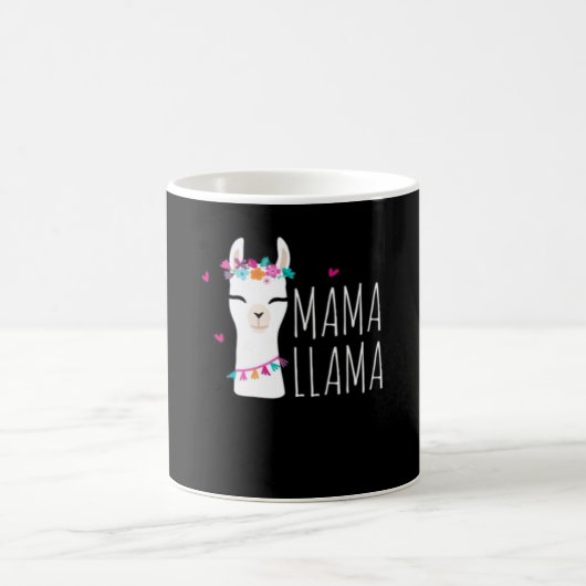 Llama Gift | Mama Llama Kaffeetasse (Mittel)