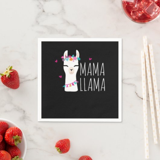 Llama Gift | Mama Llama Serviette (Beispiel)