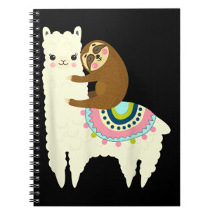Llama Gift   Niedlich Llama & Sloth, die besten Fr Notizblock