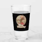 Llama Gift | No Touchy Llama Glas (Vorderseite)