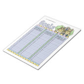Llama Goal Planner für benutzerdefinierten Notepad Notizblock (angewinkelt)