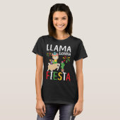 Llama Gonna Fiesta Mexico Mexican Festival Cinco d T-Shirt (Vorne ganz)