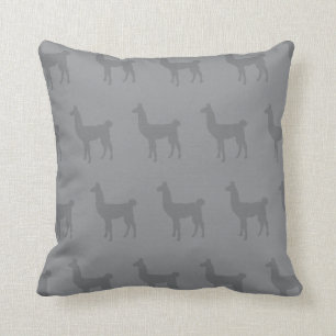 Llama Grays Kissen