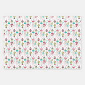 Llama hat Weihnachten Spaß Geschenkpapier Set (Vorderseite)