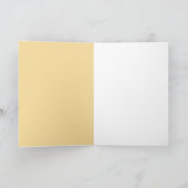Llama Herder auf Tan Blank Personalize Card Karte (Innenseite)