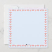 Llama Holiday Card Feiertagskarte (Rückseite)