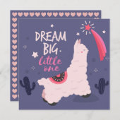 Llama Holiday Card Feiertagskarte (Vorne/Hinten)