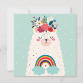 Llama Holiday Card Feiertagskarte (Vorderseite)