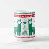 Llama Holiday Ugly Sweater Kaffeetasse (Mittel)