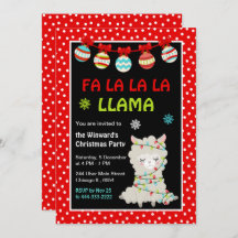 Llama Holiday Weihnachts-Party