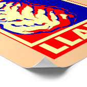 Llama Hope Poster (Ecke)