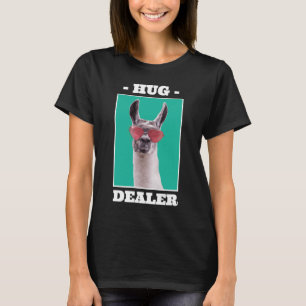 Llama Hug Dealer Llama Sunglasses Animal Lama T-Shirt