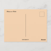 Llama im Chile Postkarte (Rückseite)