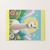Llama in Garden Puzzle (Horizontal)