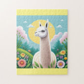 Llama in Garden Puzzle (Vertikal)