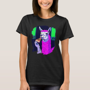 Llama isst Pizza Coole Pizza-Llamas 1 T-Shirt