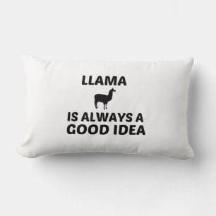 LLAMA IST IMMER EINE GUTE IDEE LENDENKISSEN