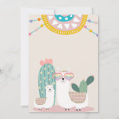 Llama jede Veranstaltung Einladung (Rückseite)