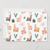 Llama jede Veranstaltung Einladung (Rückseite)