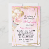 Llama jeden Geburtstag Einladung (Vorderseite)