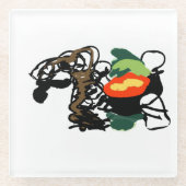 Llama joy glasuntersetzer (Vorderseite)