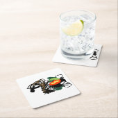 Llama joy rechteckiger pappuntersetzer (Vor Ort)