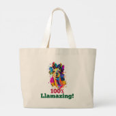 Llama Jumbo Stoffbeutel (Rückseite)