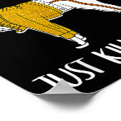 Llama Just Killed A Man Funny Llama Poster (Ecke)