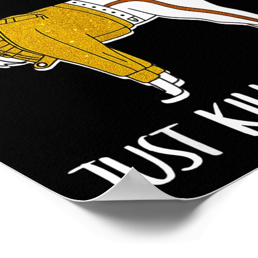 Llama Just Killed A Man Funny Llama  Poster (Ecke)