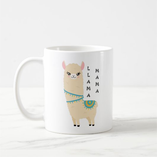 Llama Kaffeetasse (Links)