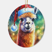 Llama Keramik Ornament (Links)