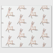 Llama Kindergeburtstag Party Geschenkpapier (Flach)