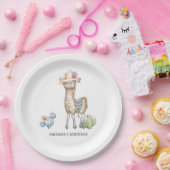 Llama Kindergeburtstag Party Pappteller (Party)