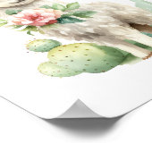 Llama Kinderzimmer Dekoration Niedlich Llama Wasse (Ecke)