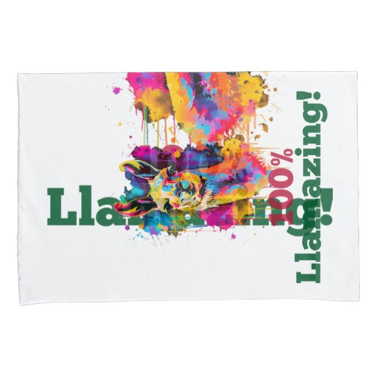 Llama Kissenbezug (Vorderseite-Rechts)