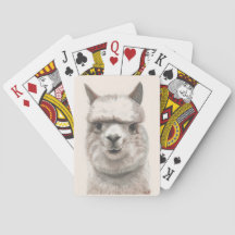 Llama-Lächeln Spielkarten Geburtstagsgeschenk