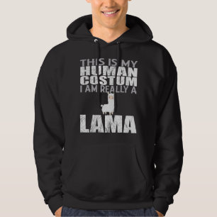 Llama Lama Camel Sprichwort Vintag Retro Hoodie