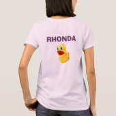 LLAMA LAND von Rhonda T-Shirt (Rückseite)