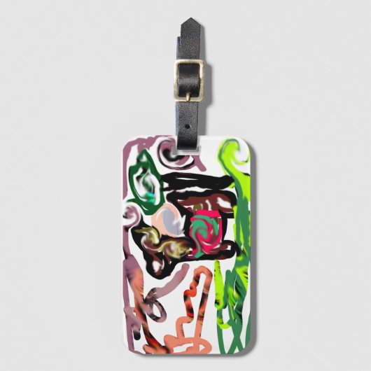 Llama Lazy Gepäckanhänger (Vorderseite Vertikal)