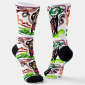 Llama Lazy Socken (Gewinkelt)