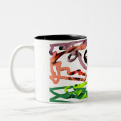 Llama Lazy Zweifarbige Tasse (Links)