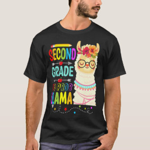 Llama-Lehrerin Llama, zweite Klasse T-Shirt