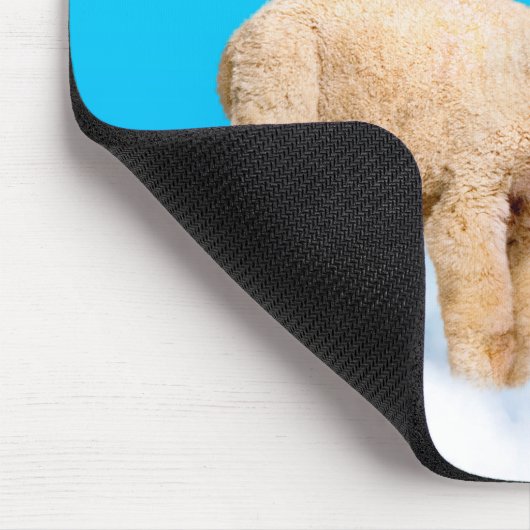 Llama Licking Rainbow Mousepad (Ecke)