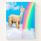 Llama Licking Rainbow Notizblock (Rückseite)