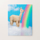 Llama Licking Rainbow Puzzle (Vertikal)