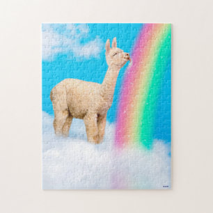 Llama Licking Rainbow Puzzle