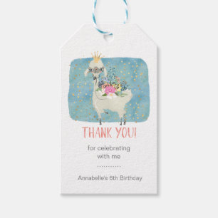 Llama Liebe Danke Schön Süße Mädchen Geburtstag Geschenkanhänger