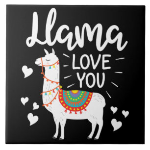 Llama Liebe, die du für Ihm geschenkt hast Fliese