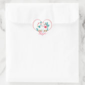 Llama Liebe Herz-Aufkleber (Tasche)