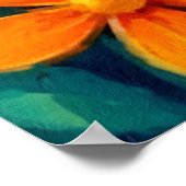 Llama-Liebe in Bloom Poster (Ecke)